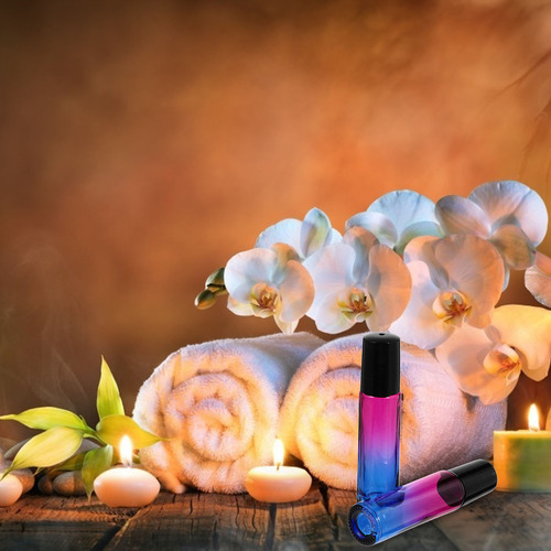 10 Botellas De Aceite Esencial Para Cosméticos, Botellas Enr
