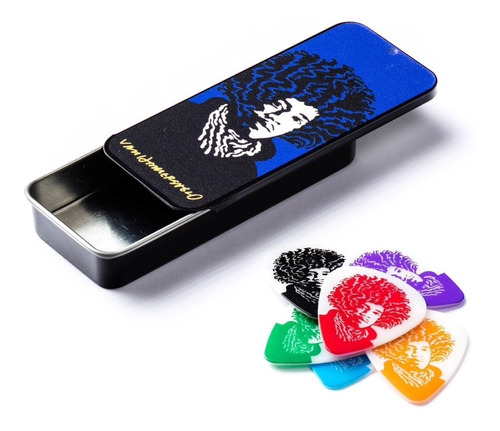 Kit De Pajuelas Jim Dunlop Jvhpt03m De Jimi Hendrix Guitarra