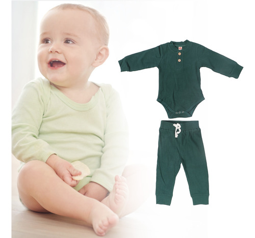 Conjunto De Body De Bebé De Manga Larga Trajes De Bebé De A