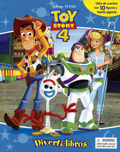 Divertilibros: Disney Toy Story 4, de White, Erika. Editorial Silver Dolphin (en español), tapa dura en español, 2019
