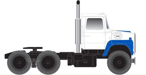 Atla Camion Scale Ford Lnt 9000 Solo Tractor Calcomania