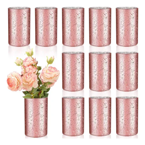 comprar 12 Jarrones De Cristal Brillantes Para Centros De Mesa De De