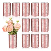 Comprar 12 Jarrones De Cristal Brillantes Para Centros De Mesa De De