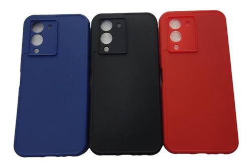 Forro Funda Goma Para Infinix Note 12 + Vidrio Cerámico 