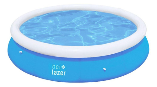 Piscina Inflável redondo Bel Lazer 620000 6200L azul caixa