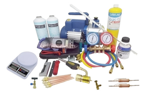 Kit P/ Refrigeração / Manutenção Geladeira E Freezer R134a