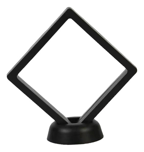 . 4x Moldura Flutuante 3d Com Caixa De Suporte 14x14x2cm