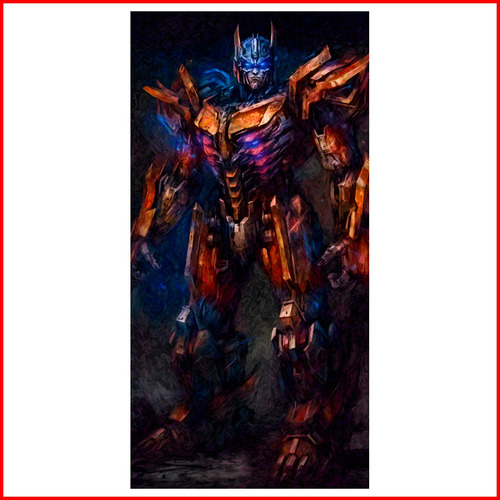 Poster Ai Transformers Optimus Prime Artístico - 120x60cm