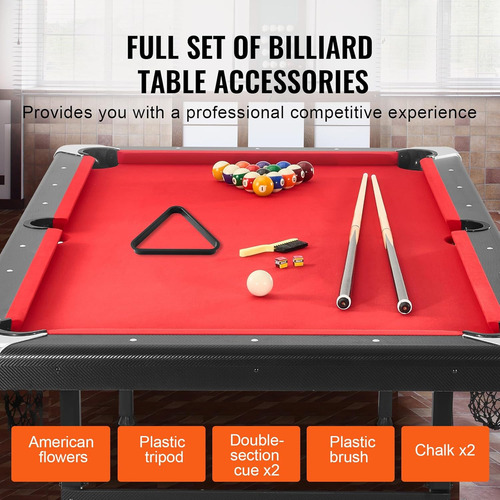Mesa De Billar, Mesa De Billar De 7 Pies, Mesa De Billar Ple
