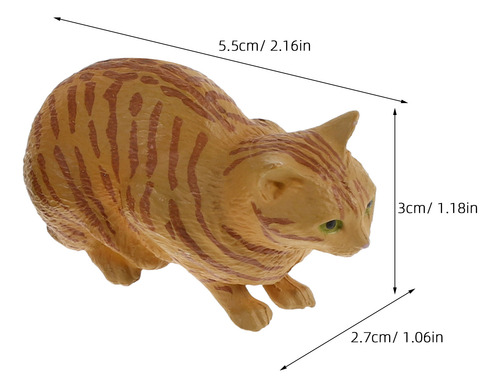 5 Figuras De Gatos Pequeños, Figuras De Gatos Simulados, Gat