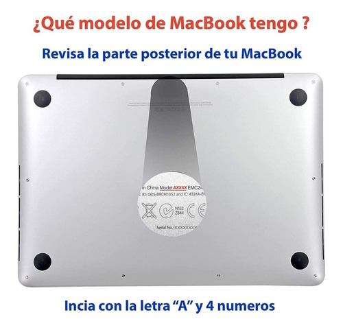 Cubre Teclado Español Para Macbook Air Con Touchid.mod A1932