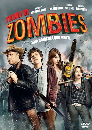 Tierra De Zombies Pelicula 2009 Emma Stone Dvd