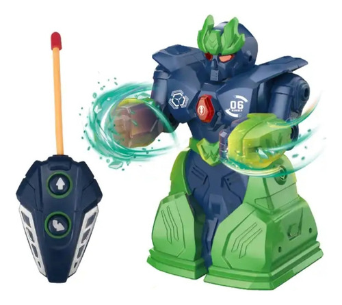 Set De 2 Robots Luchadores Phantom A Radio Control C/ Luces
