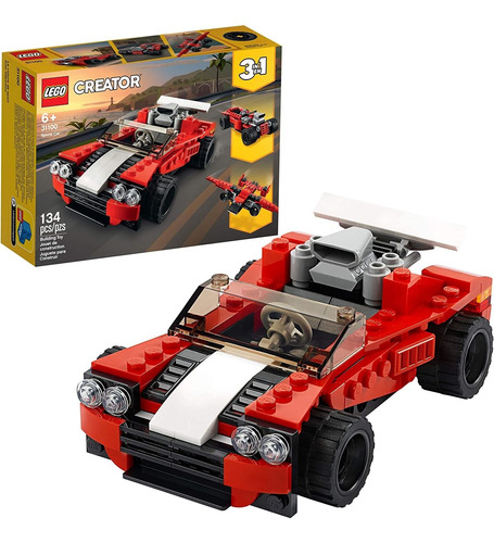 Set De Armado Lego Creator 31100 , 3 En 1, Vehículos, 134pzs