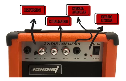 Soundking Amplificador guitarra eléctrica AK10-G (con distorsión)