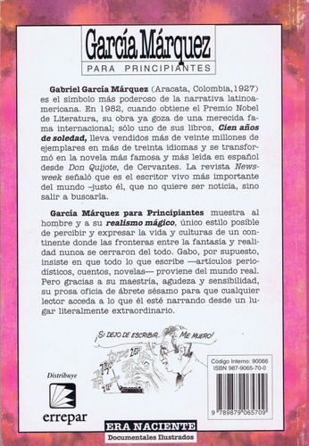 Garcia Marquez Para Principiantes - Solanet , Bergandi 