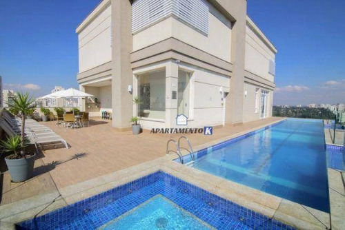 Imagem 22 de 30 de Apartamento Studio Pé Direito Duplo À Venda 35m² C/ 1 Dorm - Mobiliado - 1 Vaga - Campo Belo - Sp - Ap0005