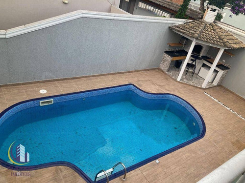 Imagem 22 de 30 de Sobrado 260 M² - 3 Dormitórios Sendo 01 Suíte, Piscina, Churrasqueira - Vila São Francisco - São Paulo/sp - So0691