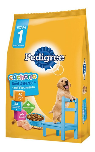Imagen 1 de 2 de Alimento Para Cachorro Pedigree Cachorro Etapa I 21 Kg