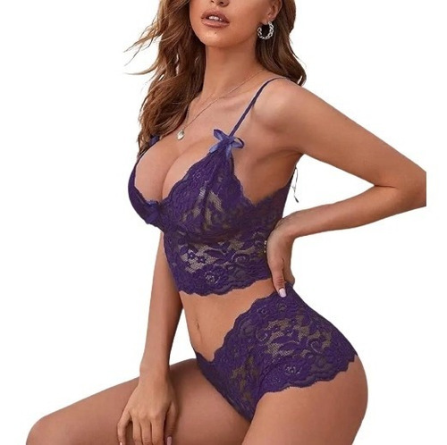 Imagen 3 de 9 de Babydoll Para Dama De Encaje | Lencería Fina