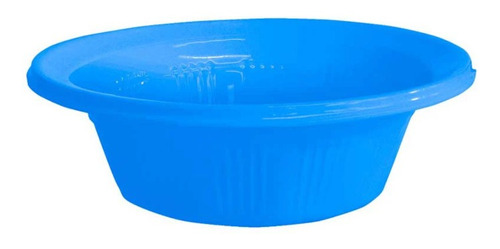 Cumbuca Descartável De Plástico Redonda Azul Claro - 10 Unid