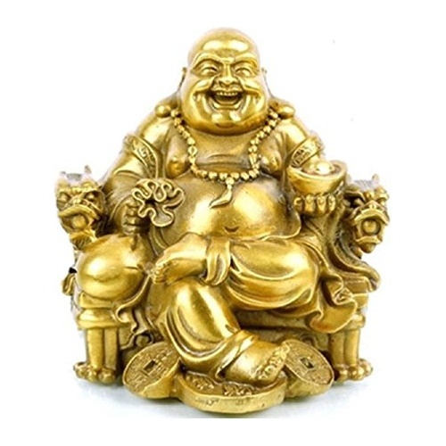 Fengshui Decor Estatua De Buda Riendo Para La Suerte Y Felic