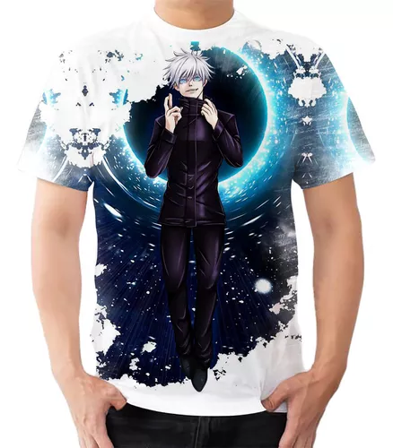 Camisa Camiseta Regata Anime Jujutsu Kaizen Satoru Gojo