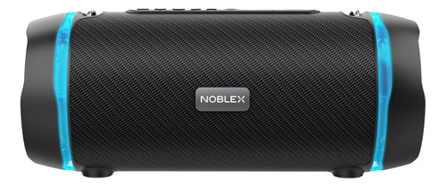 Parlante Noblex PSB1000 portátil con bluetooth waterproof  negro