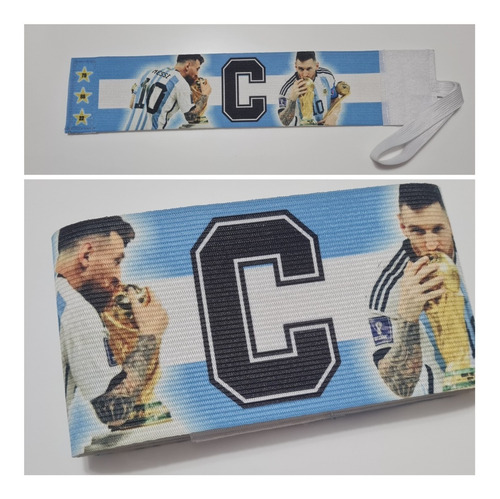 Imagen 1 de 1 de Cinta De Capitán Messi Argentina Mod. 1