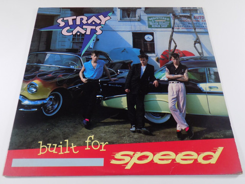 Stray Cats Built For Speed Vinilo Lp Usa Rockabilly Pop 1982