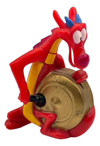 Mushu Dragon De Mulan Mini Figura 8cms Original Disney Mcdon (Usado)