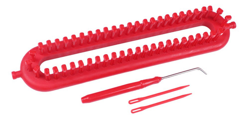 Telar De Bufanda Con Gancho, Telar Rectangular Para 26cm