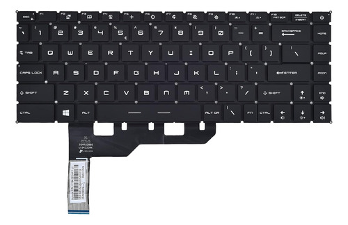 Teclado De Repuesto Msi Gs66 Stealth Ge66 Raider Gp66 &...