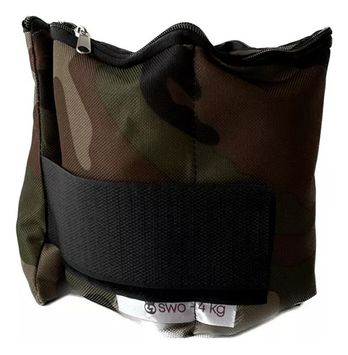 Tobilleras Camufladas 4kg C/u Reforzadas El Par C/peso Gym Camufladas