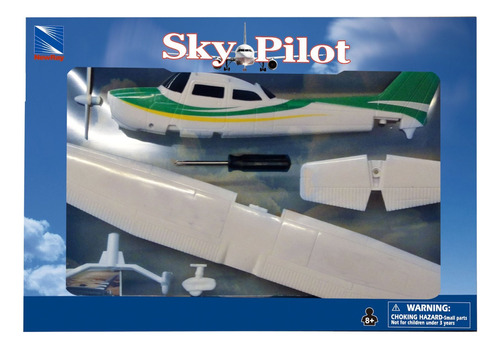 Avión Diecast Cessna 172 Skyhawk A Escala 142 Con Ruedas