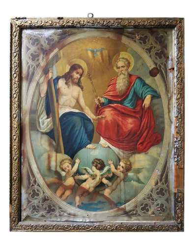 Cuadro Alemán Santísima Trinidad De 1830, Colección