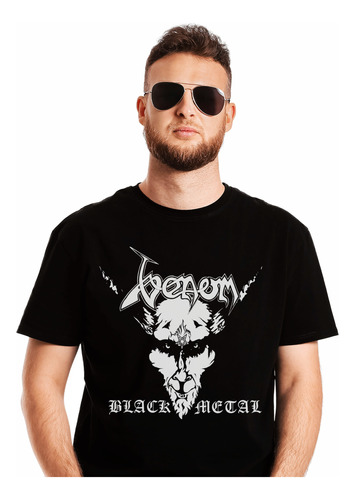 Polera Venom Black Metal Metal Abominatron