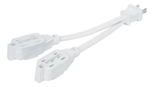 Multicontacto Con Cable Flexible Volteck 46353 Color Blanco