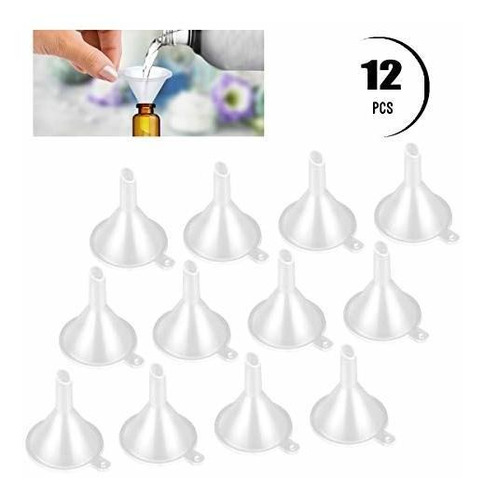 12 Mini Tailaimei De Plastico Transparente Para Perfume Frag