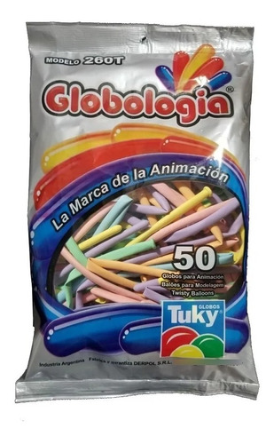 Globos Globologia Multicolor Pastel Globoflexia T260 50uni