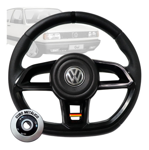 Volante Golf Gti Modelo Gol Quadrado 89 A 95 C/ Cubo | Parcelamento sem  juros