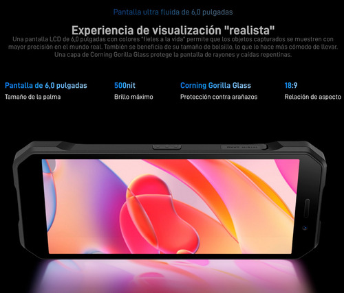 Doogee S61 Pro - Celular Resistente Uso Rudo Todo Terreno