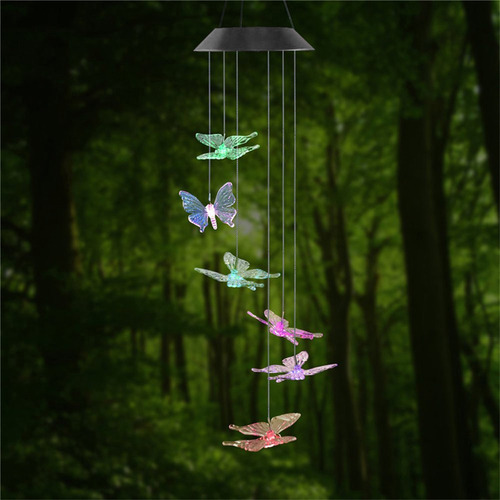 Campanillas De Viento B Night Lights Alimentadas Por Led Par