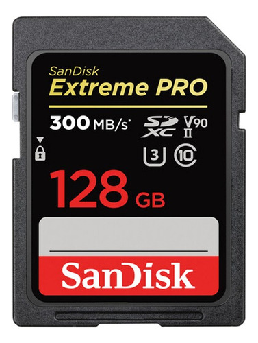 Memoria Sd Sandisk 128gb - 300mb - Extreme Pro