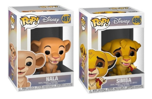 Funko Pop Original Rey León - Simba 496 Y Nala 497