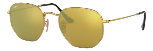 Ray Ban Rb3548n Hexagonall Dorado Amarillo