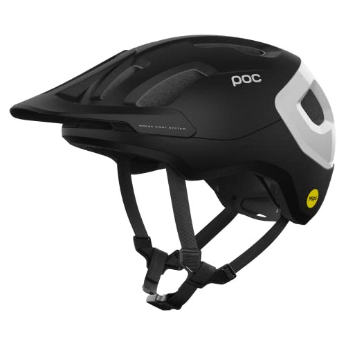 Poc Axion Race Mips Cycling Helmet Uranium Black Matt/hydrog