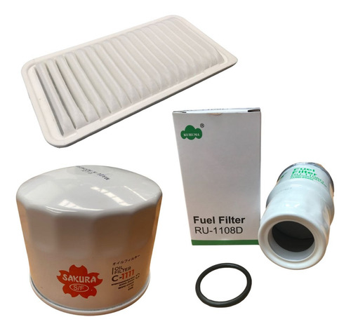Kit De 3 Filtros Para Toyota Corolla 2.0 Td 1999 - 2004