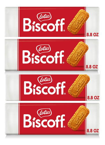 4pack Galletas Lotus Biscoff Originales 250gr C/u Importadas