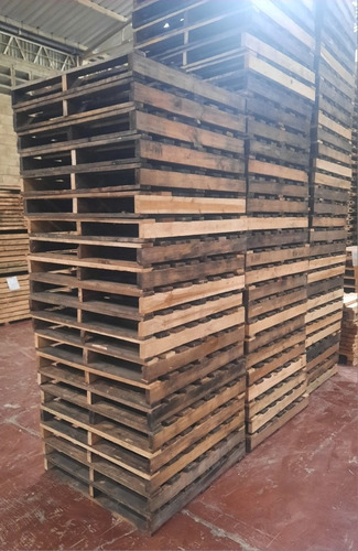 Paletas Usadas Oferta, De Carga Madera. 1,20 X 1,20 Mts.3 L